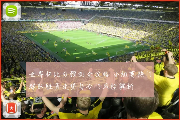 世界杯比分预测全攻略 小组赛热门球队胜负走势与冷门风险解析